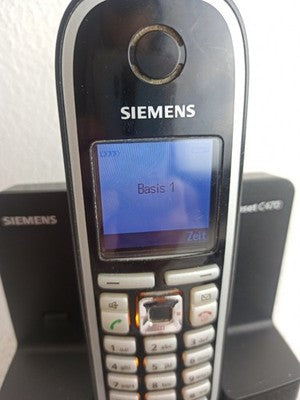Gigaset C470 C47H Telefon Mit Basis Station Akkus Netzteil Telefonkabel Sehr Gut