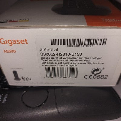 GIGASET AE690 wie NEU Schnurloses Telefon Basisstation Ladestation Akkus DECT