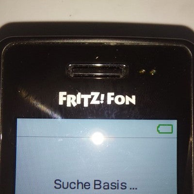 FRITZ!Fon X6 schwarz +Akkus DECT-Komforttelefon klares Farbdisplay HD-Telefonie