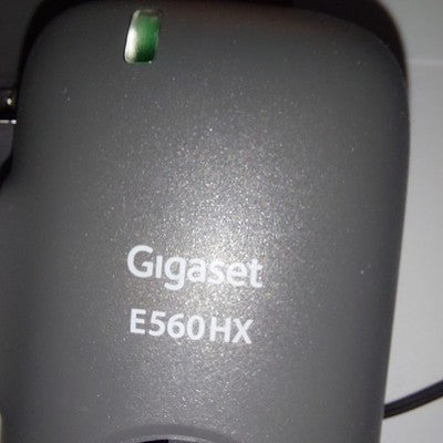 Gigaset E560HX wie NEU Analog/DECT Akku Mobilteil Ladeschale Schnurlos Telefon