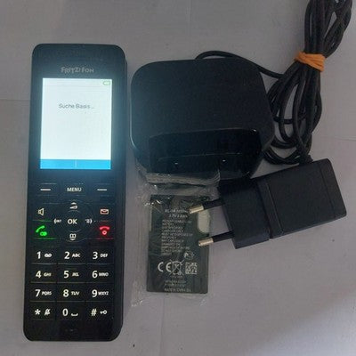FRITZ!Fon X6 schwarz +Akkus DECT-Komforttelefon klares Farbdisplay HD-Telefonie