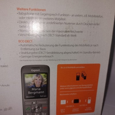 Gigaset CL660A +Box 200 wieNEU Akku anthrazit SchnurlosTelefon DECT Farbdisplay