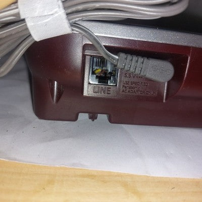 NURAnrufbeantworter Panasonic KX TGJ320GB+Netzteil schnurlosTelefon DECT Weinrot