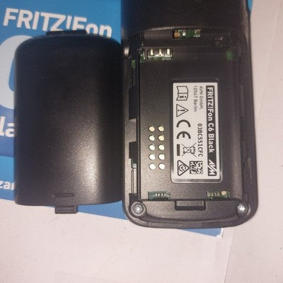 AVM Fritz!Fon C6 +Ladeschale Schnurlos DECT HD Telefon schwar z.B. für FRITZ!Box