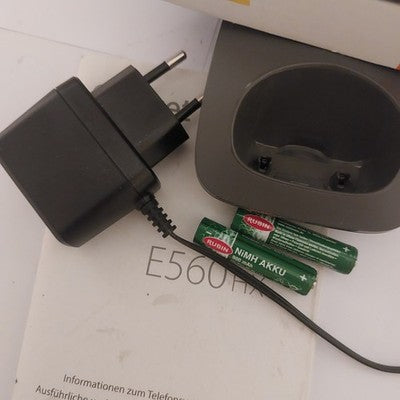 Gigaset E560HX wie NEU Analog/DECT Akku Mobilteil Ladeschale Schnurlos Telefon