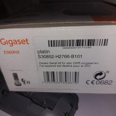 Gigaset E560HX wie NEU Analog/DECT Akku Mobilteil Ladeschale Schnurlos Telefon