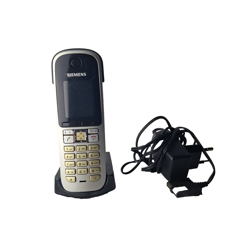 Siemens Gigaset S68H GOLD DECT-Telefon mit Basisstation Anrufbeantworter S680A
