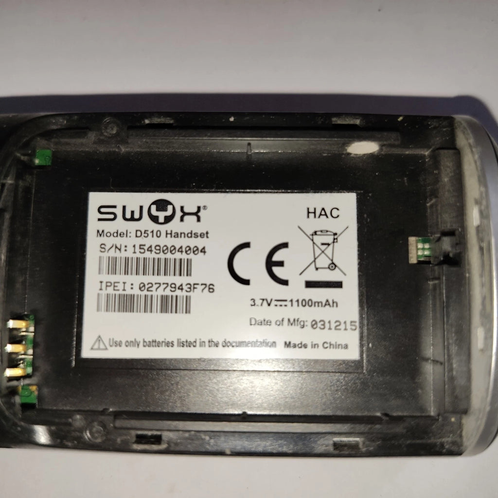 Swyx D510 nur Mobilteil mit Akku Swyxphone DECT Telefon Schnurlos Akzeptabel