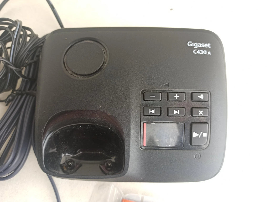 Gigaset C430A Schnurlos Telefon DECT Anrufbeantworter Akkus Kabel vollständig