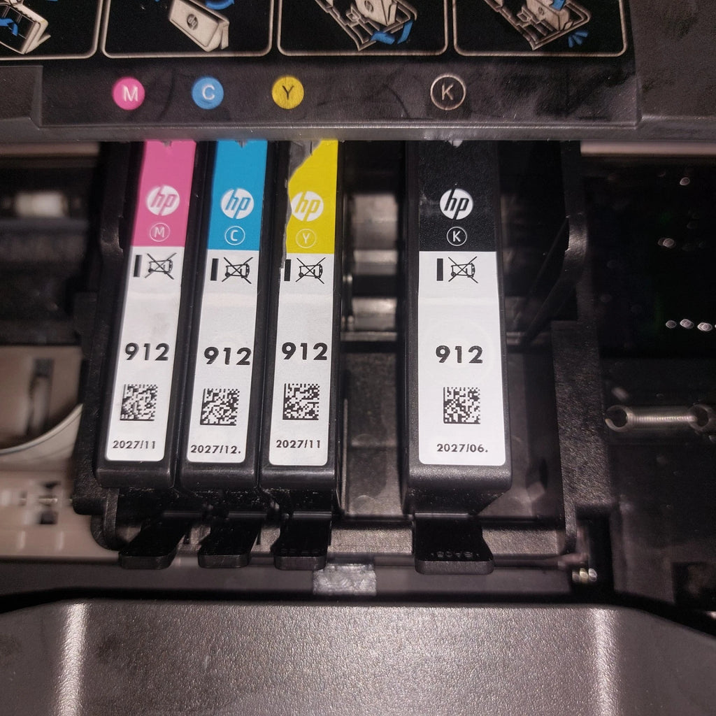 HP OfficeJet Pro 8022e Drucker Fax Duplex USB Scanner WLAN kopierer MitrestTinte