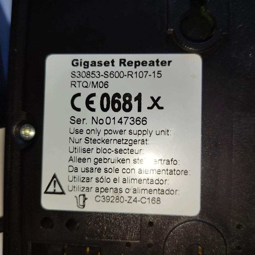 Siemens Gigaset Repeater Serie 3000 fast NEU Gewährleistung S30853-S600-R107-15