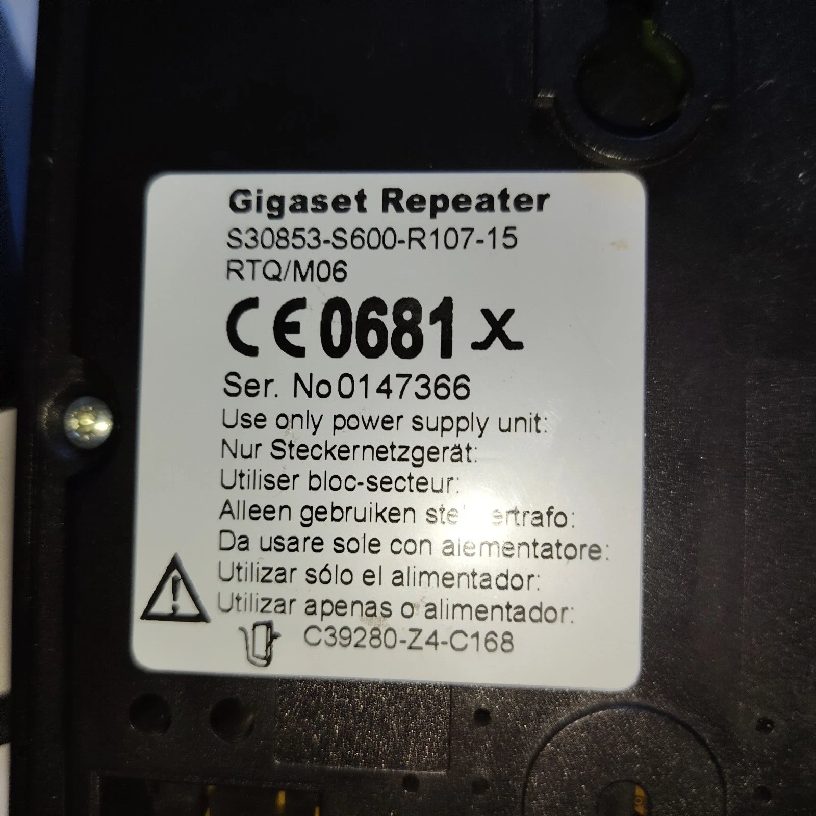 Siemens Gigaset Repeater Serie 3000 fast NEU Gewährleistung S30853-S600-R107-15